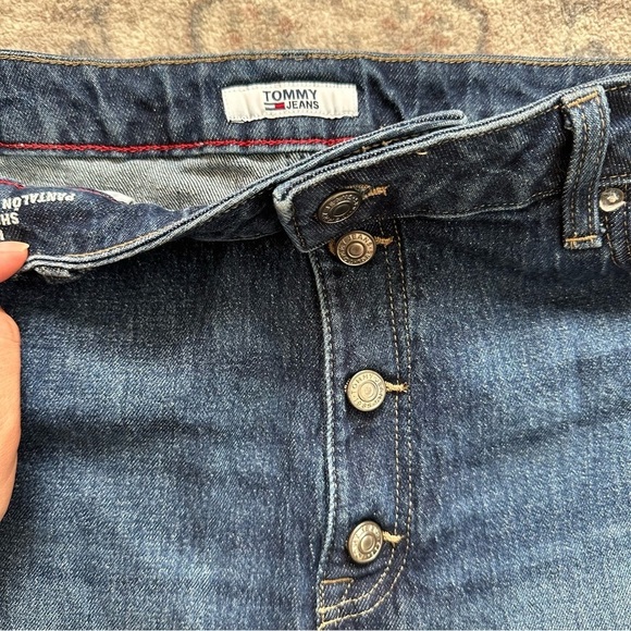 Tommy Hilfiger High Rise Mom Denim Shorts #13 - Picture 8 of 8